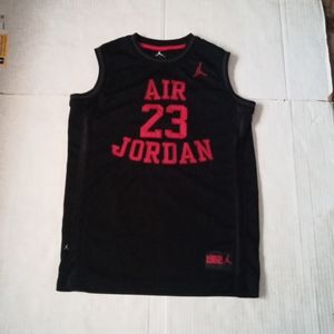 Jordan red and black jersey